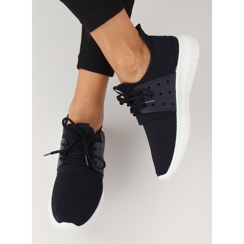 Tummansiniset urheilukengät 7781-Y Blue laivastonsininen 2