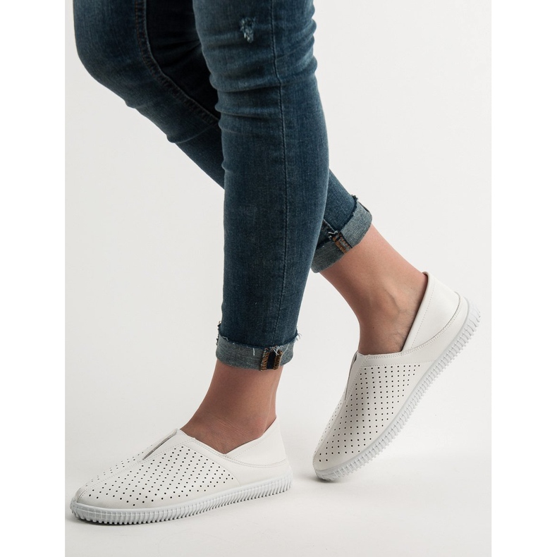 Super Mode Mukavat Slip On Tennarit valkoinen 2