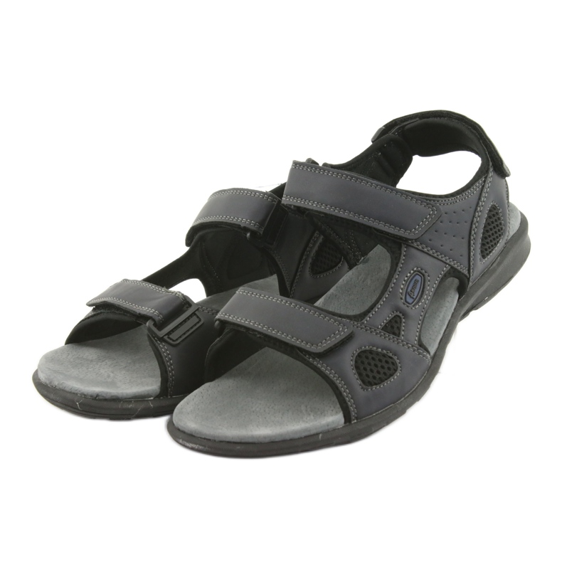 American Club Amerikkalaiset HL06 -urheilusandaalit musta laivastonsininen 3