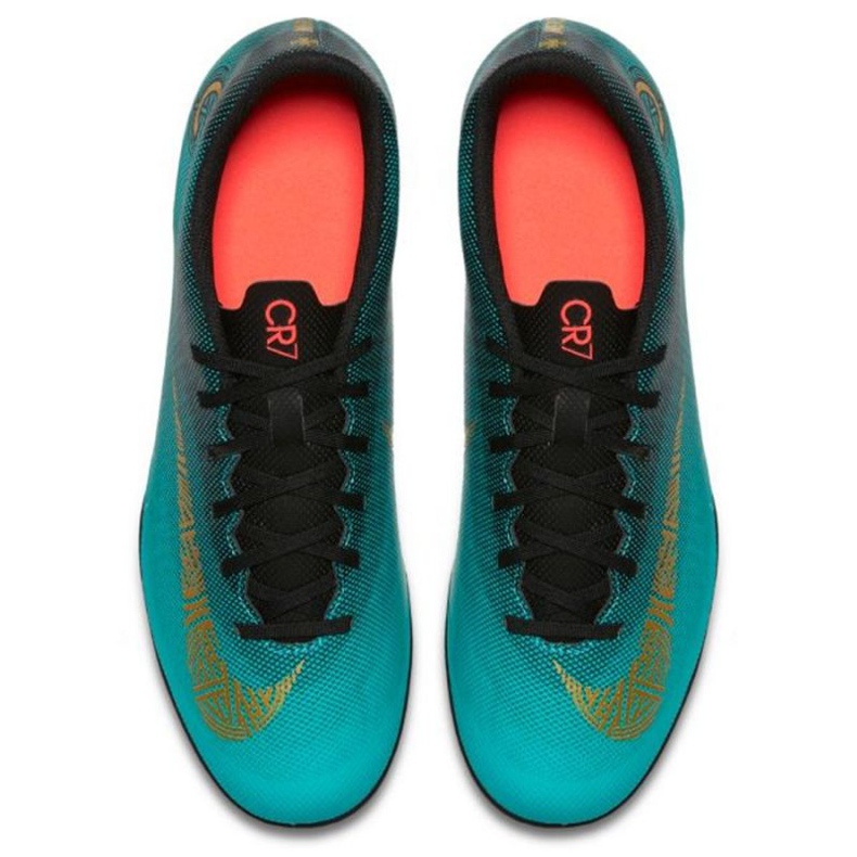 Nike Mercurial Vapor 12 Club CR7 Mg M AJ3723-390 jalkapallokengät vihreä vihreä 2