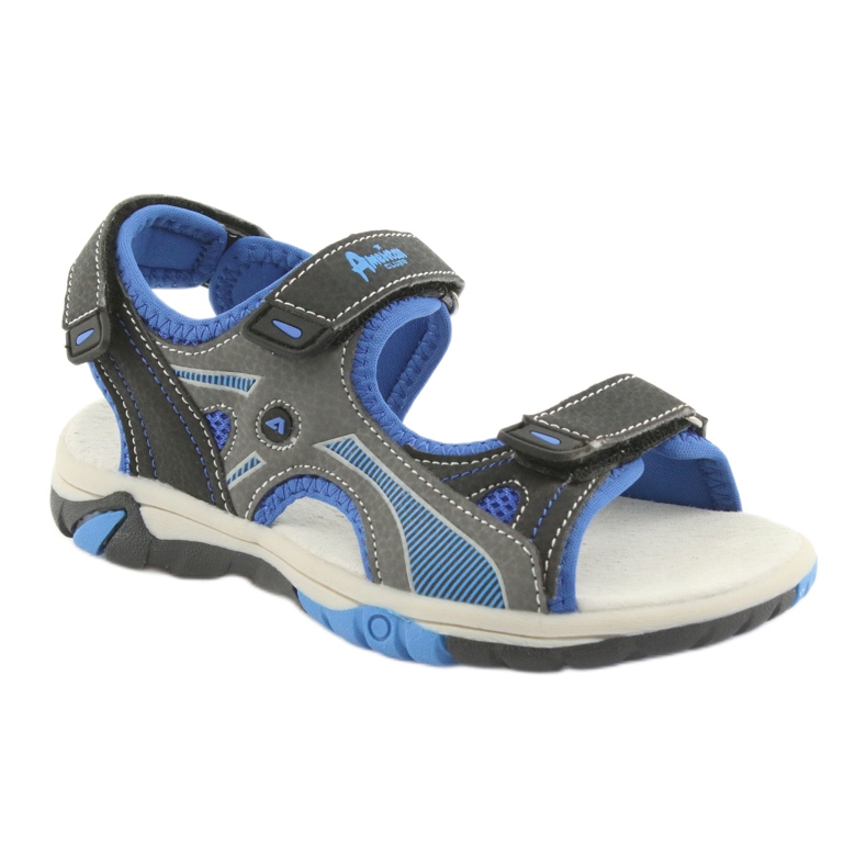 American Club RL22 navy / royal sandaalit pojille sininen harmaa tummansininen 1
