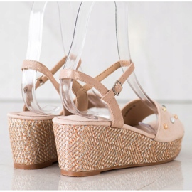 Aclys Rento Wedge sandaalit ruskea 1