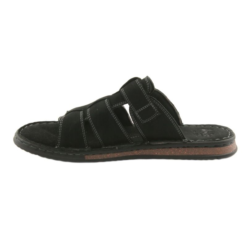 American Club Amerikkalaiset miesten flip flops kevyt podka06 musta 2