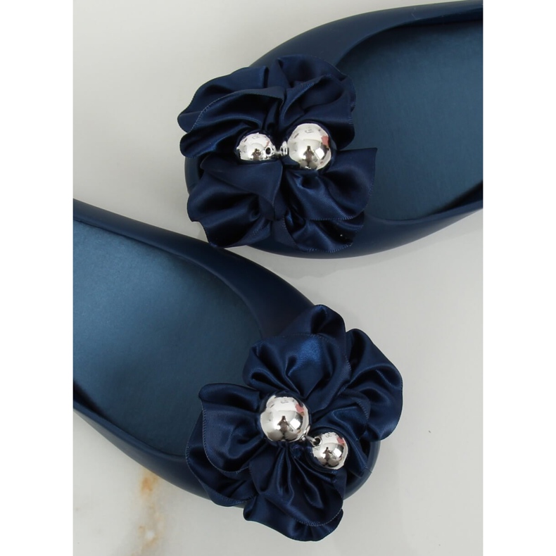Meliski-ballerinat, joissa rusetti CK-86P Blue sininen 1