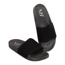 Mustat tossut, neulottu vyö PT-110 Musta 1