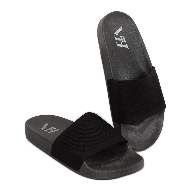 Mustat tossut, neulottu vyö PT-110 Musta 1