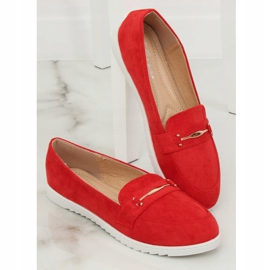 Punainen Naisten mokkasiinit BJ600-E25 Punainen 1