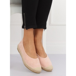 Vaaleanpunaiset ballerinaespadrilles N-2980 Pink vaaleanpunainen 1