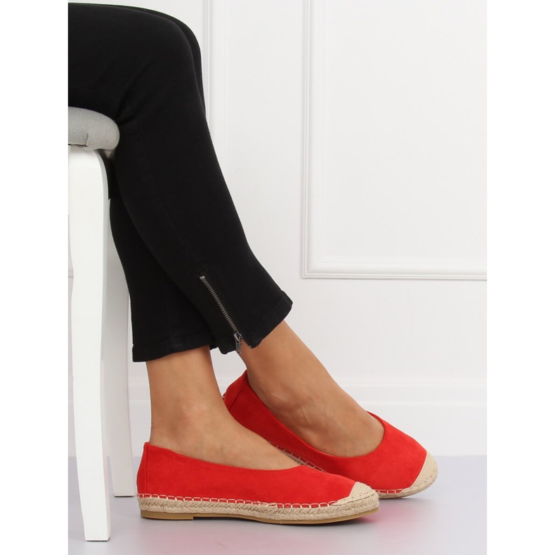 Punainen ballerina espadrilles N-2980 Red 2