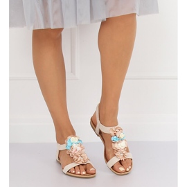 Beige sandaalit kukilla 218-174 Beige 2