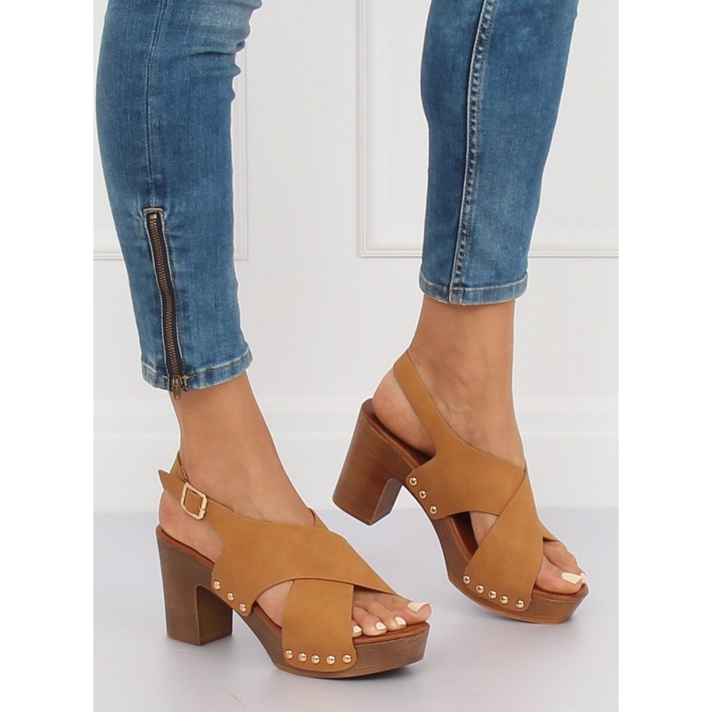 Sandaalit ala Camel puukengät D-131 Camel ruskea 2