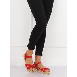 Punaiset naisten sandaalit Y1521 Punainen 2 Punaiset naisten sandaalit Y1521 Punainen 2
