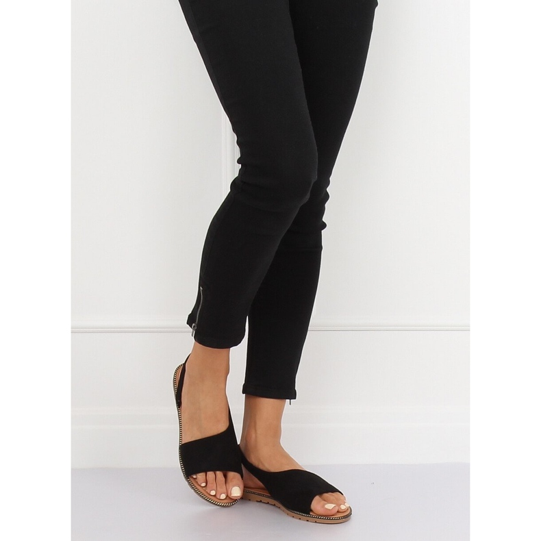 Mustat naisten epäsymmetriset sandaalit 982 musta 2