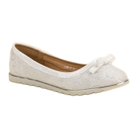 SHELOVET Ballerina pitsillä valkoinen 1