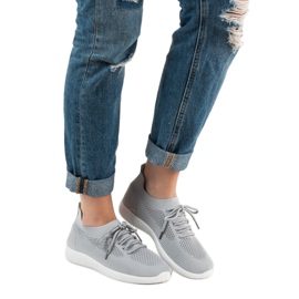 SHELOVET Liukastettavat urheilukengät harmaa 2