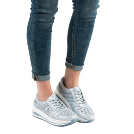 Filippo Nahkaiset brocade -kengät sininen 2