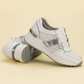 Filippo Nahka Wedge lenkkarit valkoinen 1