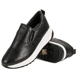 SHELOVET Mustat Slip-On kengät 1