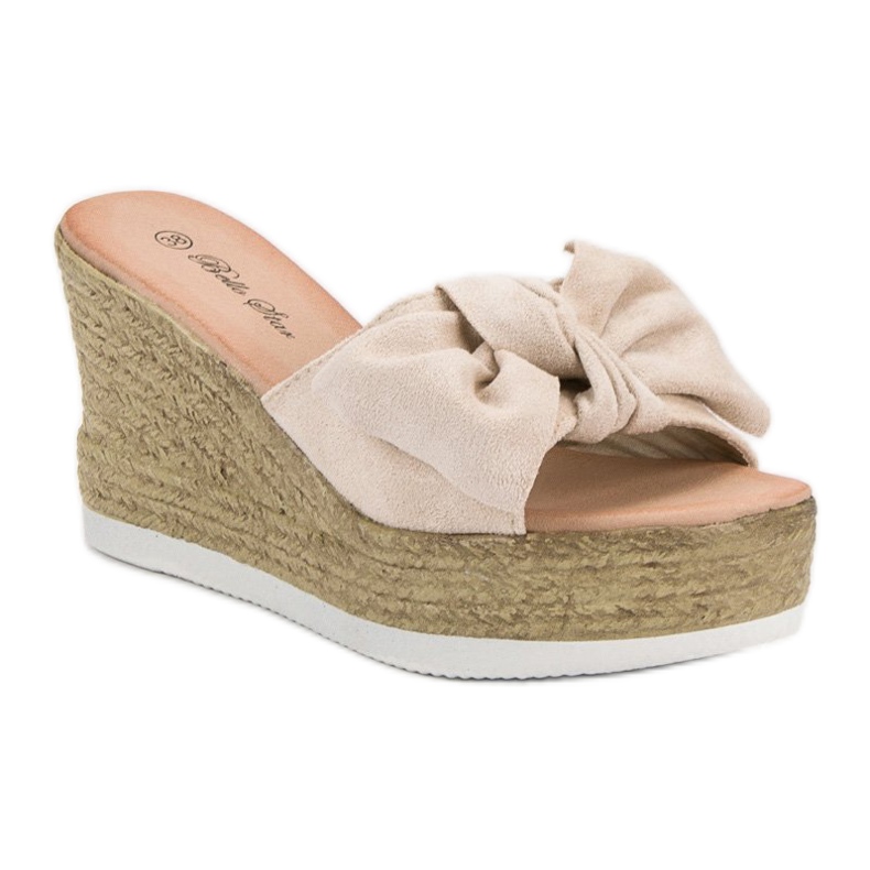 Bello Star Suede Wedge Sandaalit beige 2