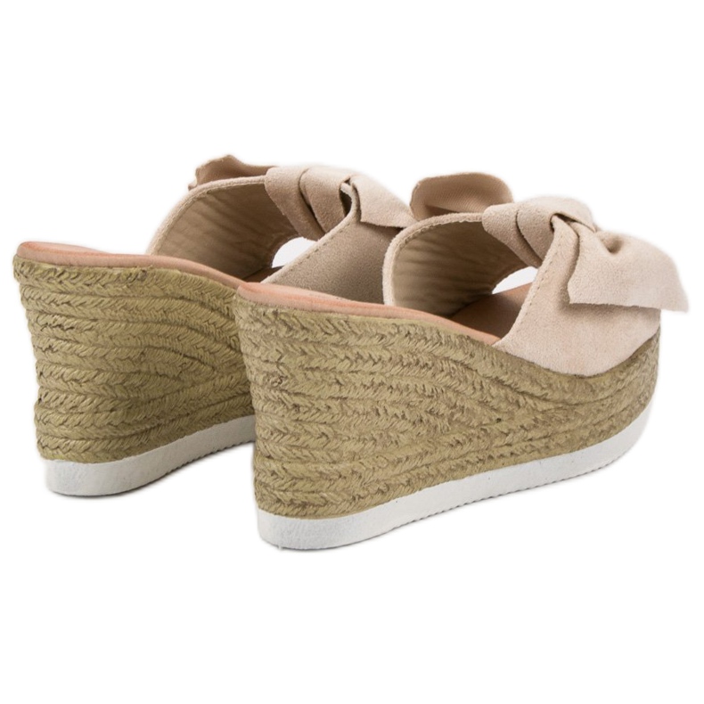 Bello Star Suede Wedge Sandaalit beige 1