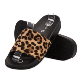 Queen Vivi Mukavat mokkanahkatossut ruskea 1