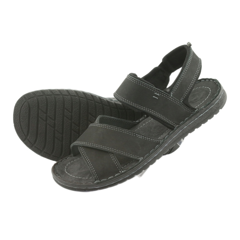 Riko Miesten urheilunahka -sandaalit 852 mustaa 4