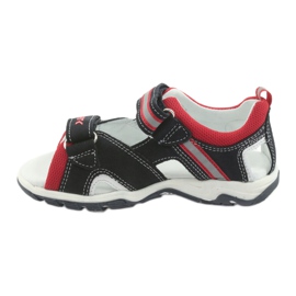 Bartek Nahka sandaalit Boys Velcro 16176 Navy-Red sininen 2
