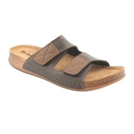 Miesten Inblu TH015 ruskeat tohvelit 1