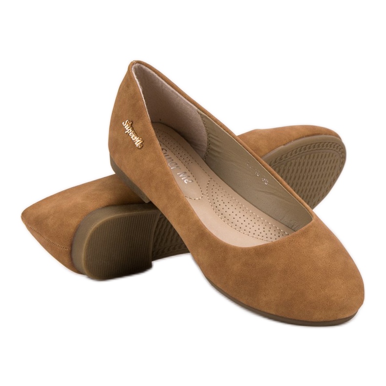 Super Me Ballerinat ruskea 1