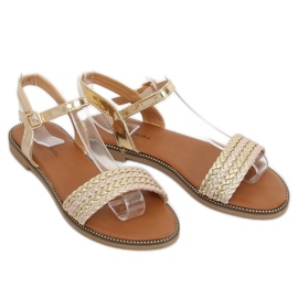 Kultaiset naisten sandaalit K-11 Gold kultainen 1