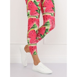 Valkoiset naisten lenkkarit B111-17 Allwhite valkoinen 1