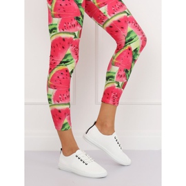 Naisten mustat ja valkoiset lenkkarit B111-17 VALKOINEN / MUSTA 1