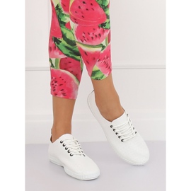 Naisten mustat ja valkoiset lenkkarit B111-17 VALKOINEN / MUSTA 2