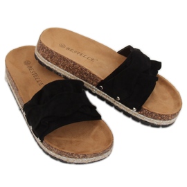 Mustat espadrillotossut BJS-002 Musta 2