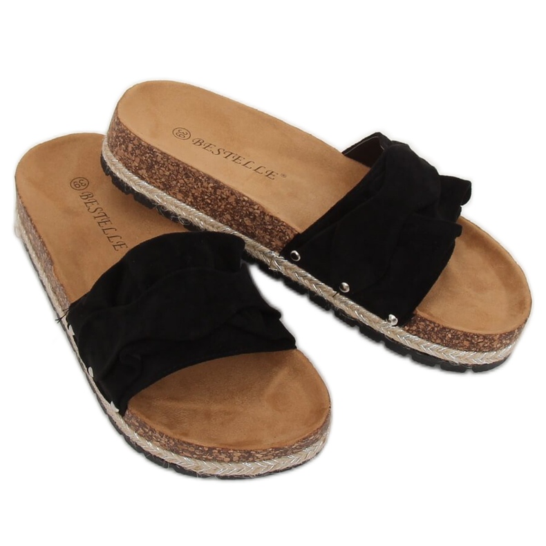 Mustat espadrillotossut BJS-002 Musta 2