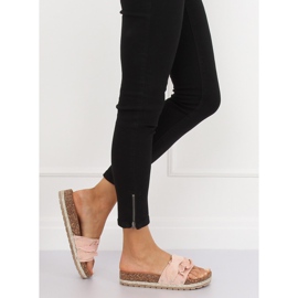 Vaaleanpunaiset espadrillotossut BJS-002 Vaaleanpunainen 1