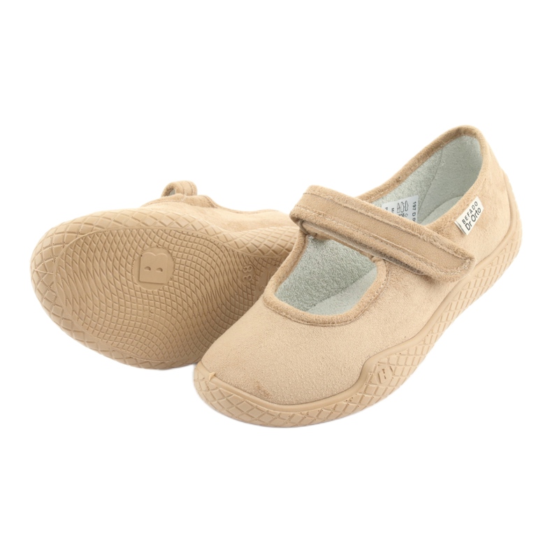 Dr.Orto Befado Women's Ballerinas PU-Yove 197D004 Beige tarranauha Silber Insert 5