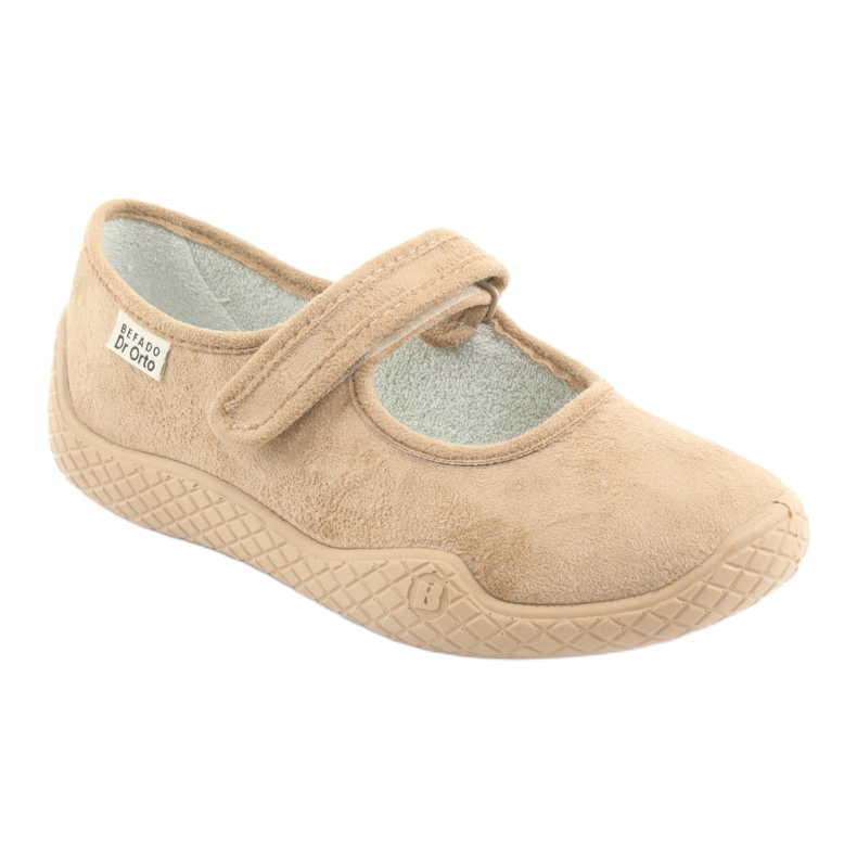 Dr.Orto Befado Women's Ballerinas PU-Yove 197D004 Beige tarranauha Silber Insert 1