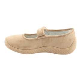 Dr.Orto Befado Women's Ballerinas PU-Yove 197D004 Beige tarranauha Silber Insert 2