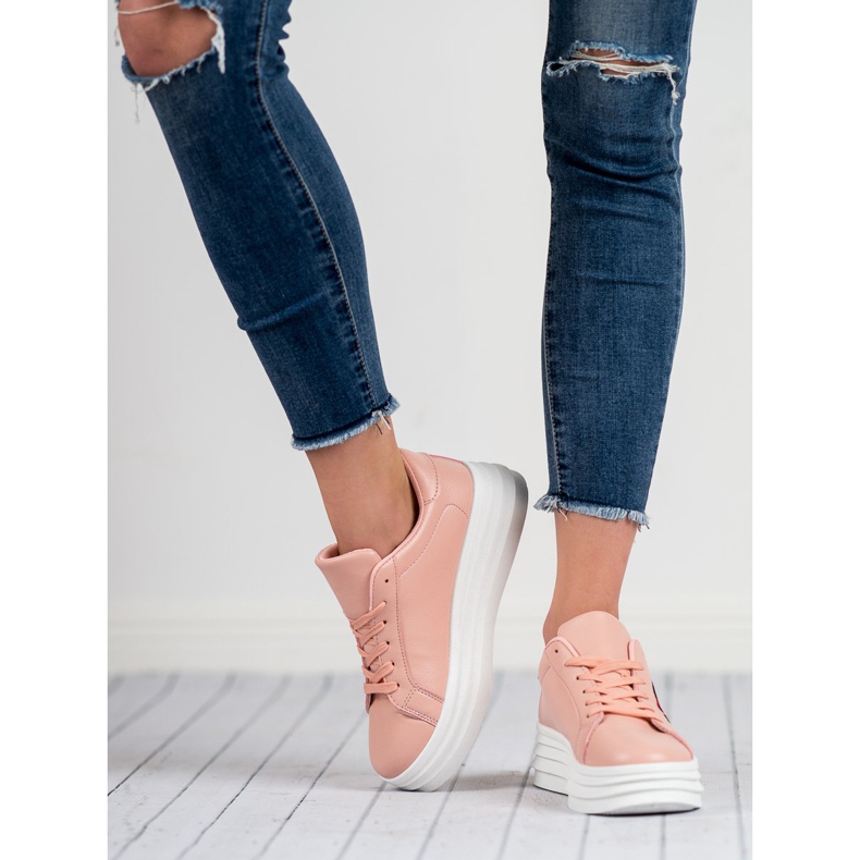 SHELOVET Jauhe urheilujalkineet vaaleanpunainen 1