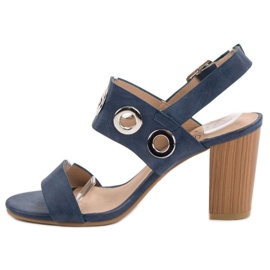 Kylie Siniset korkokengät sandaalit sininen 2