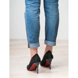 Jumex Mokkanahkaiset korkokengät musta 2