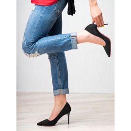 Jumex Mokkanahkaiset korkokengät musta 1