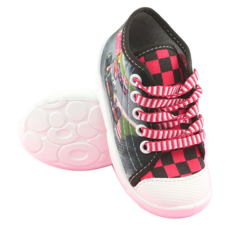 Befado lasten kengät 218P050 musta harmaa punainen 3