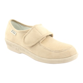 Befado naisten kengät PU 984D011 beige 1