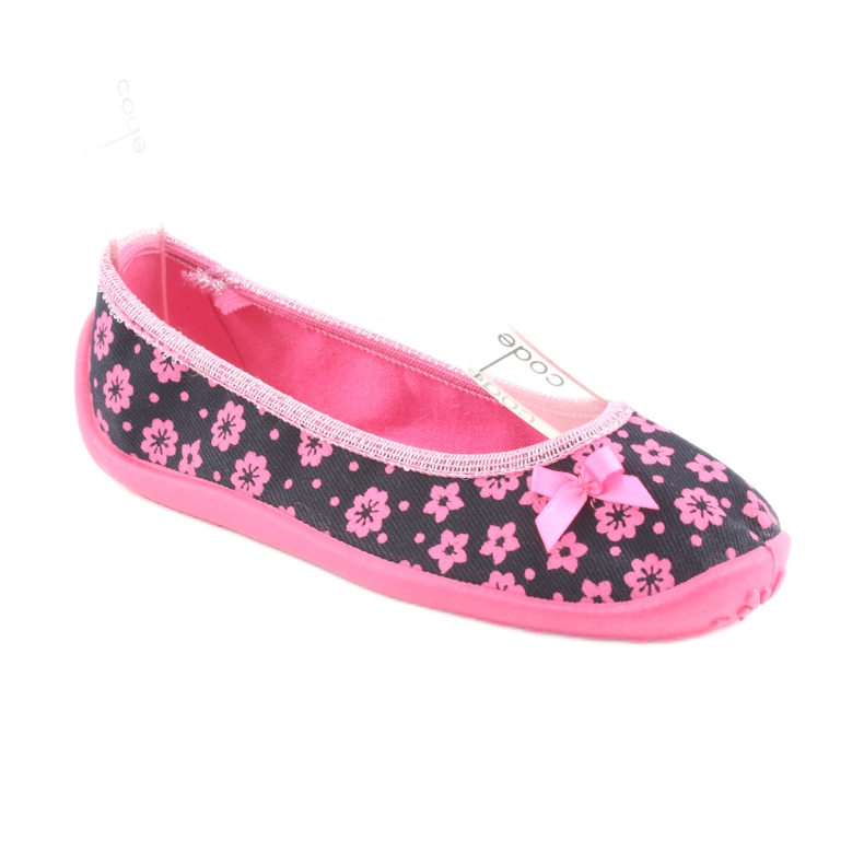 Befado lasten kengät 980X093 musta vaaleanpunainen 1