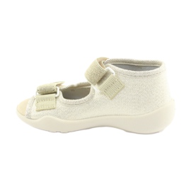 Befado keltaiset lasten kengät 342P003 ruskea keltainen 2