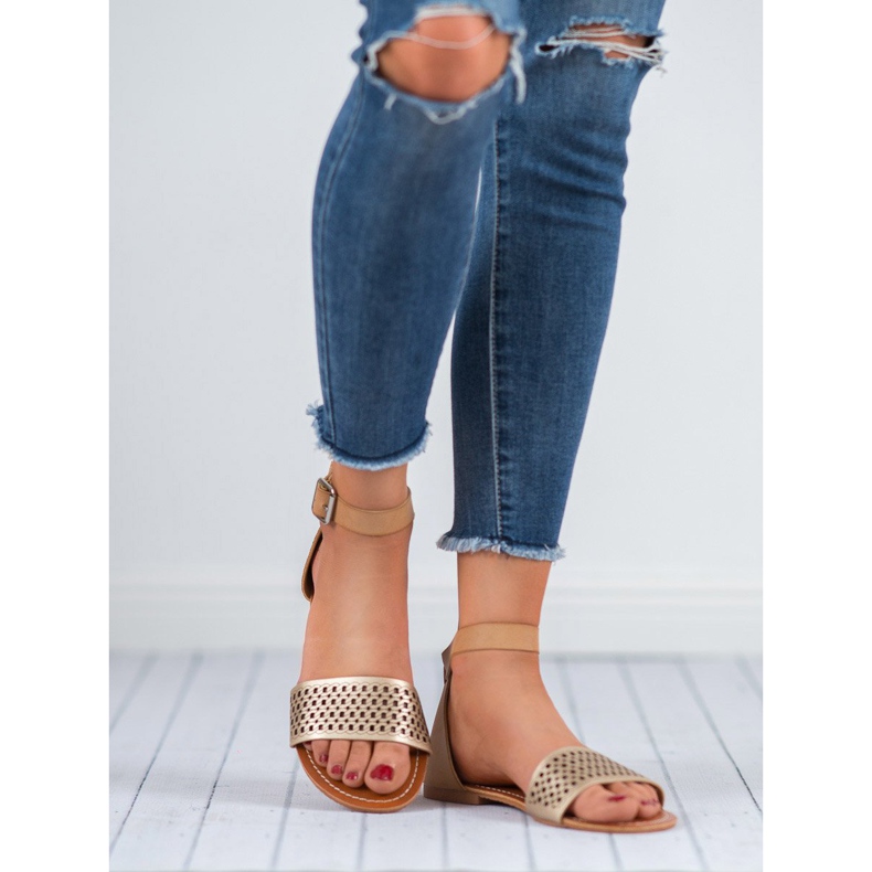 Evento Avoimet sandaalit ruskea keltainen 1