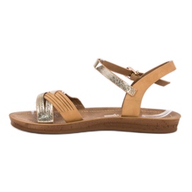 SHELOVET Mukavat sandaalit ruskea 1