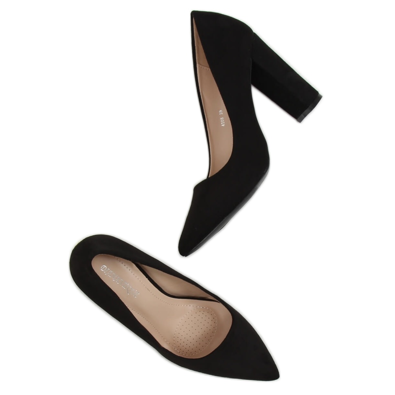 Pumput mustalla pylväällä 4008 Musta 1